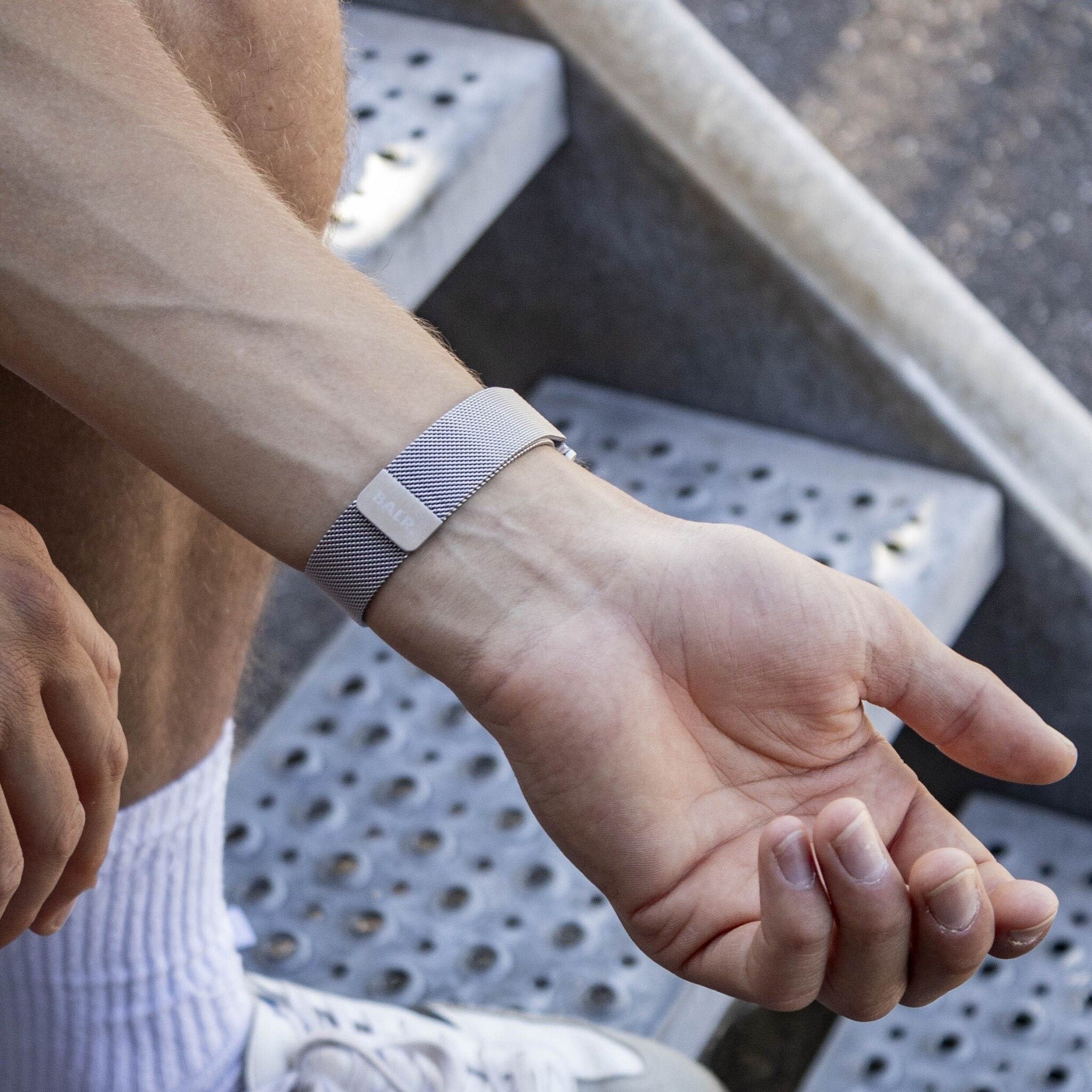 BALR Xiaomi Amazfit Bip Milanese Strap (Silver)