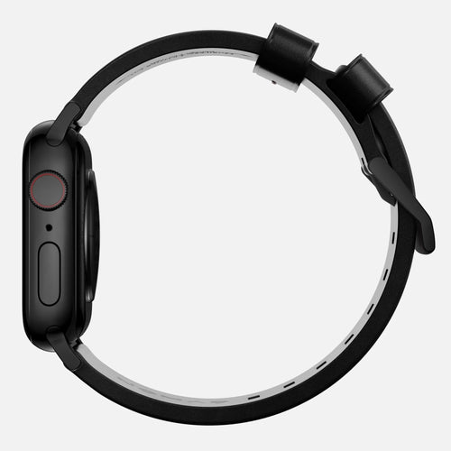 Nomad Correa cuero moderna Apple Watch (negro)