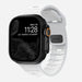 Nomad Correa silicona deportiva Apple Watch (blanco)