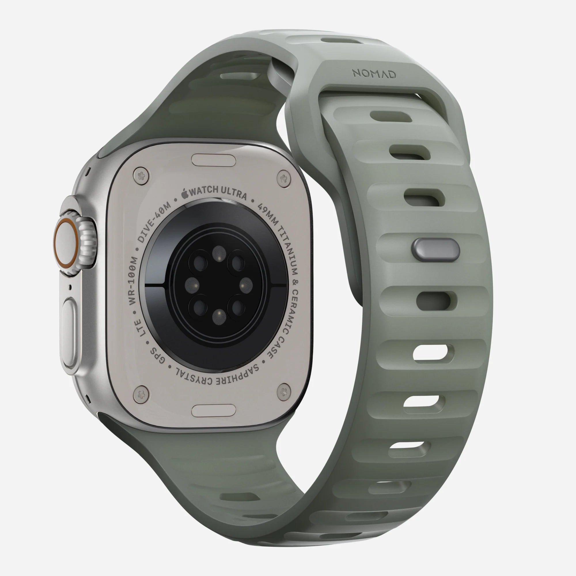 Nomad Correa silicona deportiva Apple Watch (roca costera)