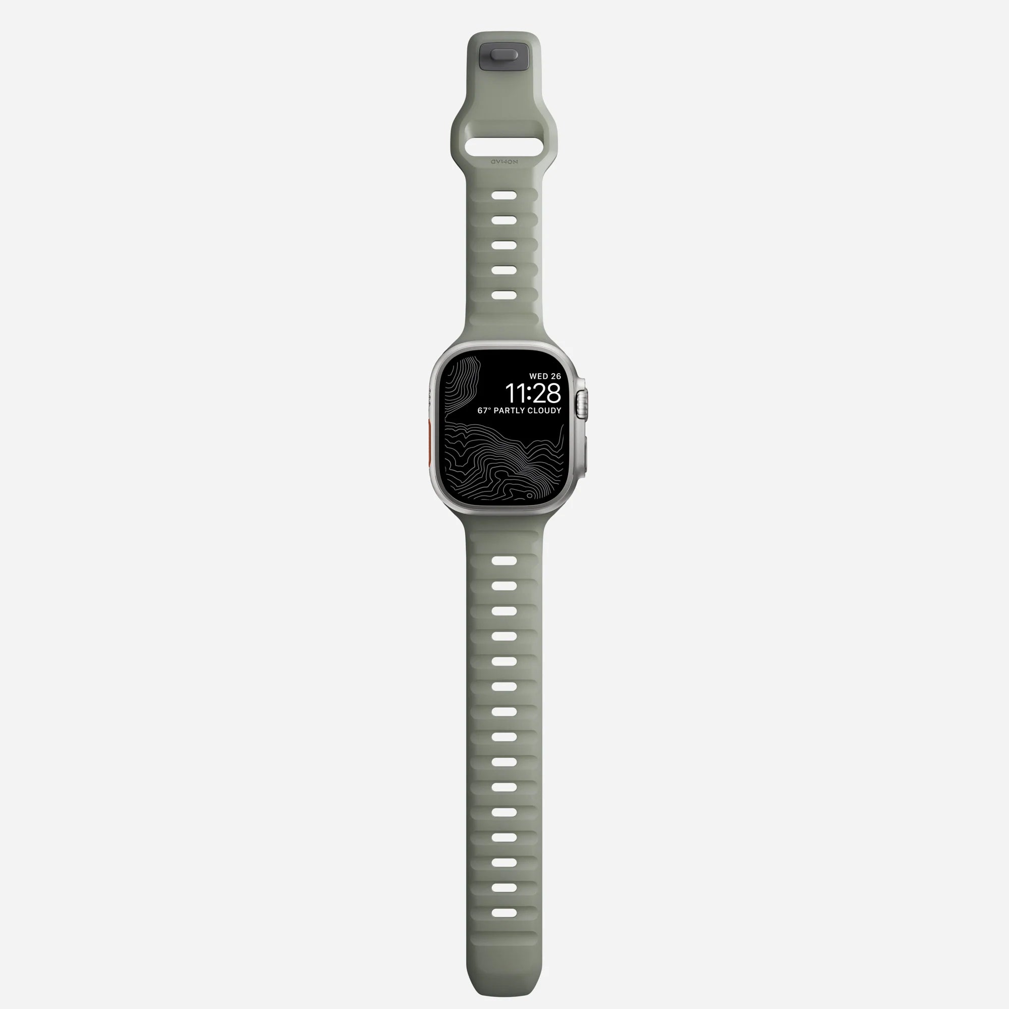 Nomad Correa silicona deportiva Apple Watch (roca costera)