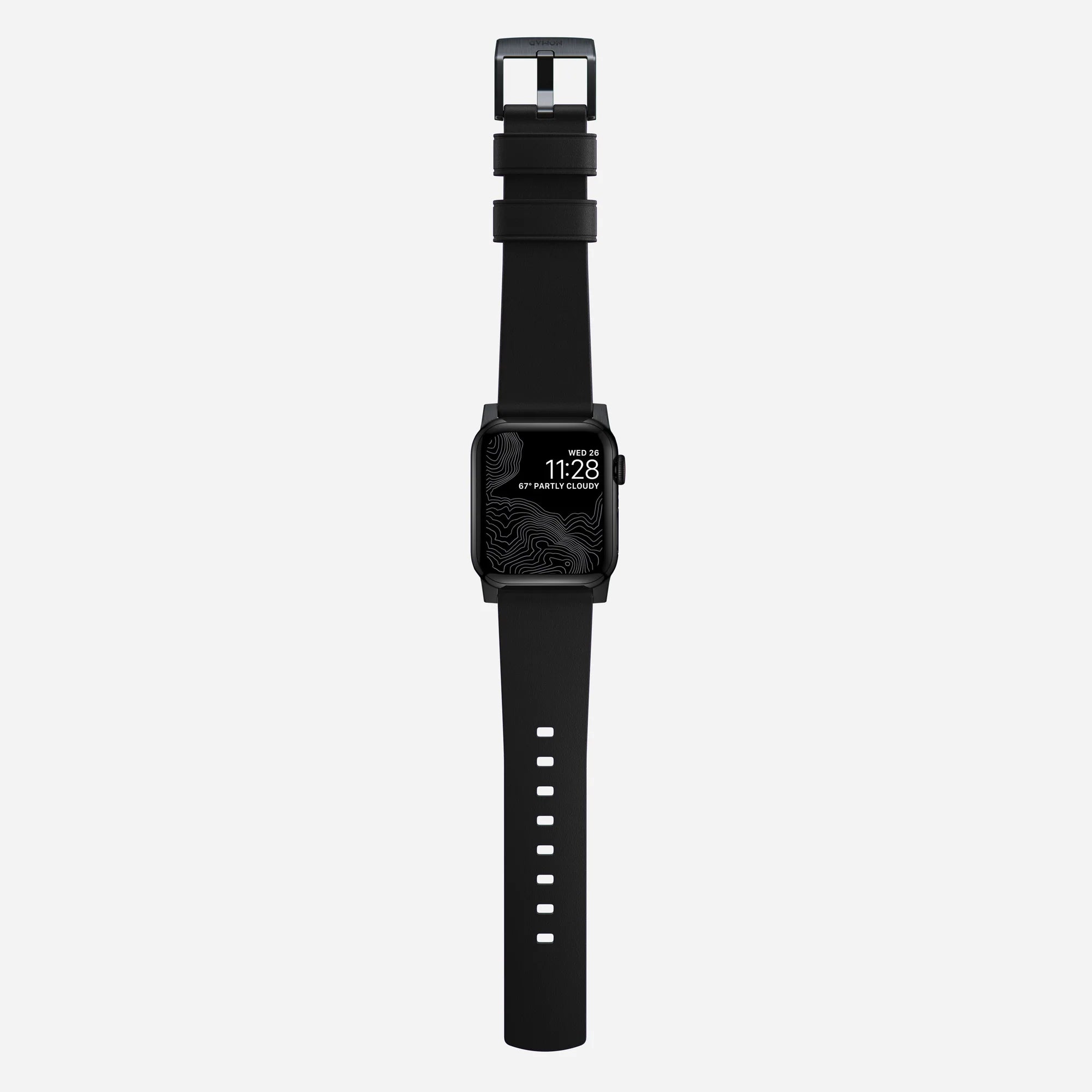 Nomad Correa hibrida Apple Watch Active Pro (negro)