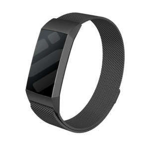 Correa milanesa Fitbit Charge 4 (negra)