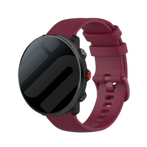 Polar Vantage M Silicone Strap (Dark Red)