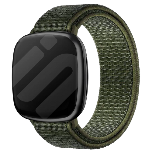 Correa nylon Fitbit Sense (verde)