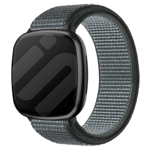 Correa nylon Fitbit Versa 3 (gris- verde)