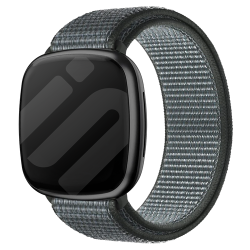 Correa nylon Fitbit Versa 3 (gris- verde)