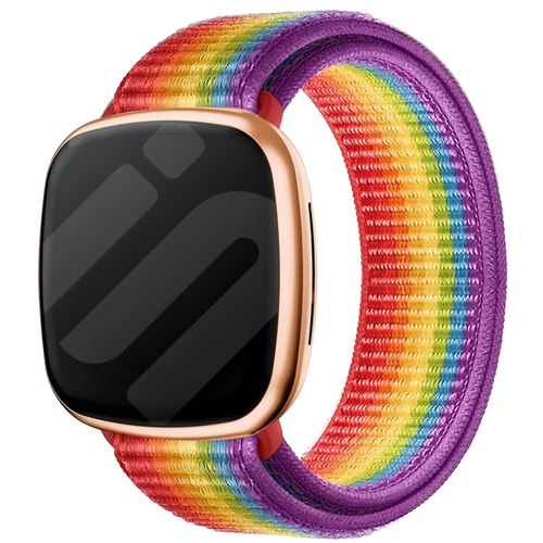 Correa nylon Fitbit Versa 3 (arcoíris)