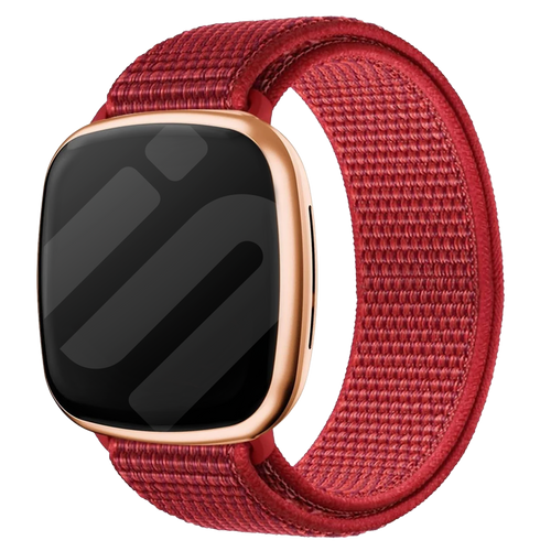 Fitbit Sense Nylon Strap (Red)