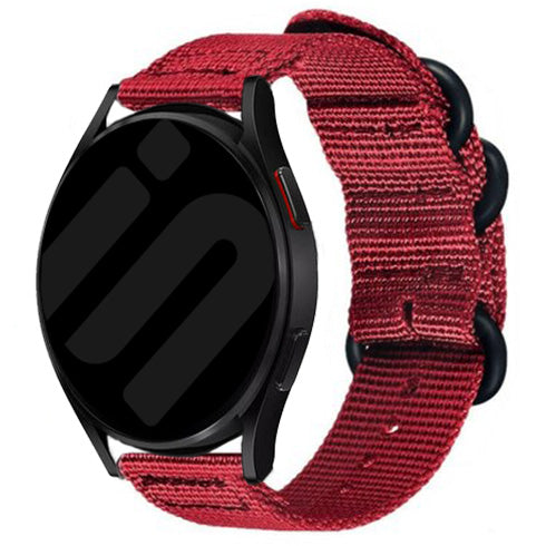 Correa nylon con hebilla Oppo Watch X (rojo)