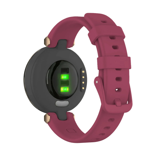 Correa silicona Garmin Lily (rojo vino)
