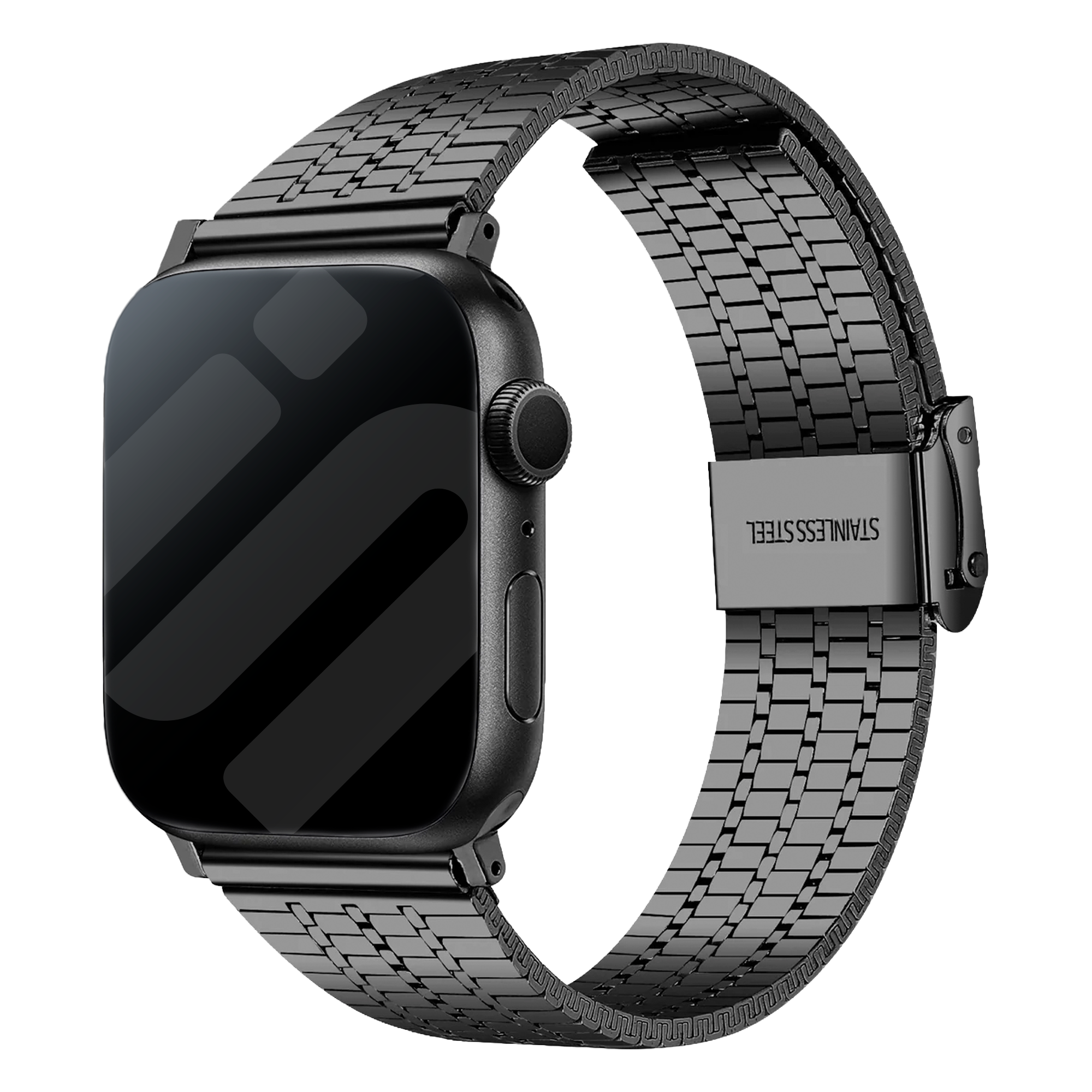 Apple Watch Fine Steel Strap (Black)