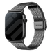 Correa acero inoxidable Apple Watch (negro)