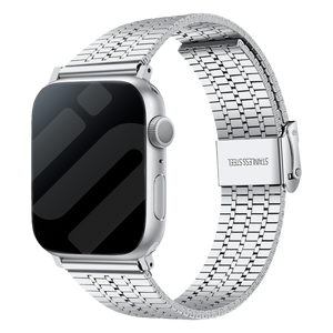 Correa acero inoxidable Apple Watch (plata)