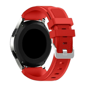 Correa reloj 22mm silicona - universal (rojo)