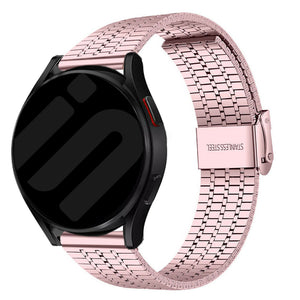 Correa acero fina Amazfit Bip U (Pro) (rosa rosado)