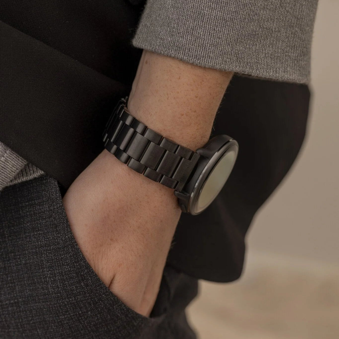 Samsung Galaxy Watch 42mm Steel Strap (Black)