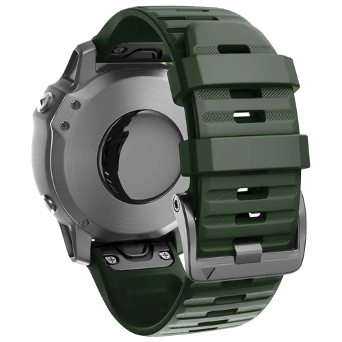 Correa silicona Garmin Instinct 3 - 50mm (verde oscuro)