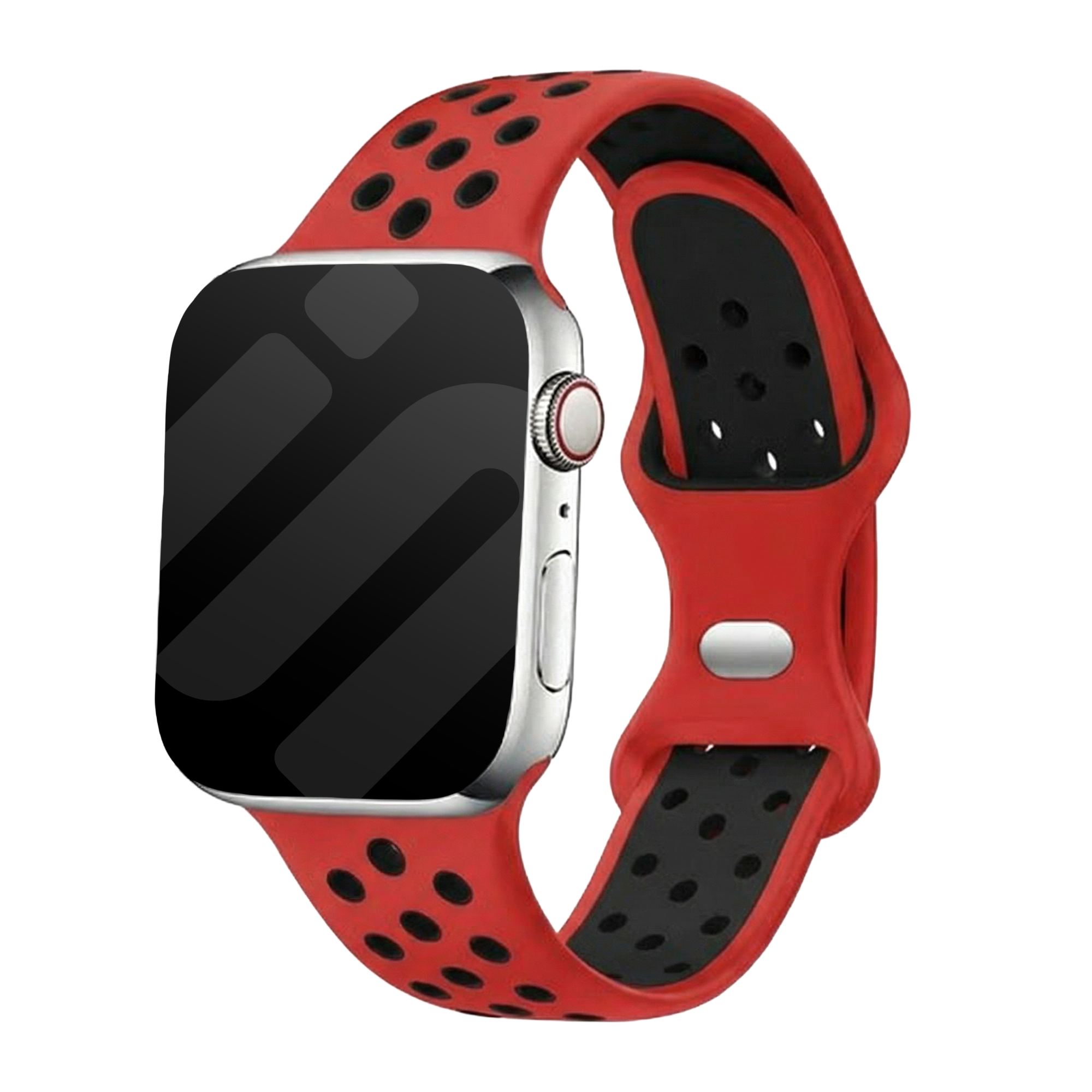 Correa Apple Watch deportiva (roja/negra)