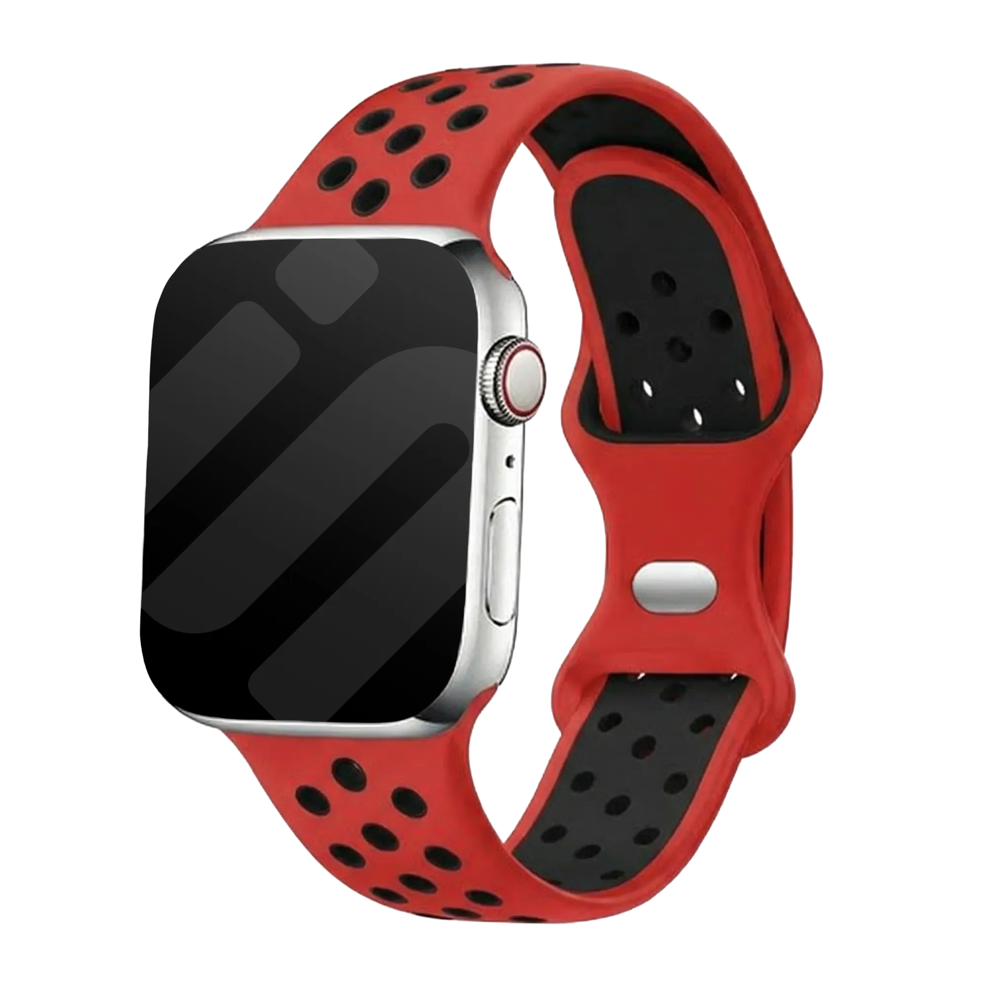 Correa Apple Watch deportiva (roja/negra)