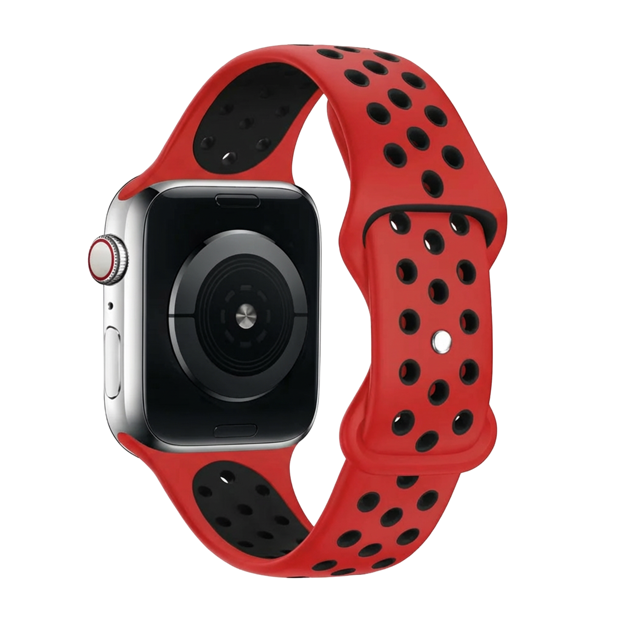 Correa Apple Watch deportiva (roja/negra)