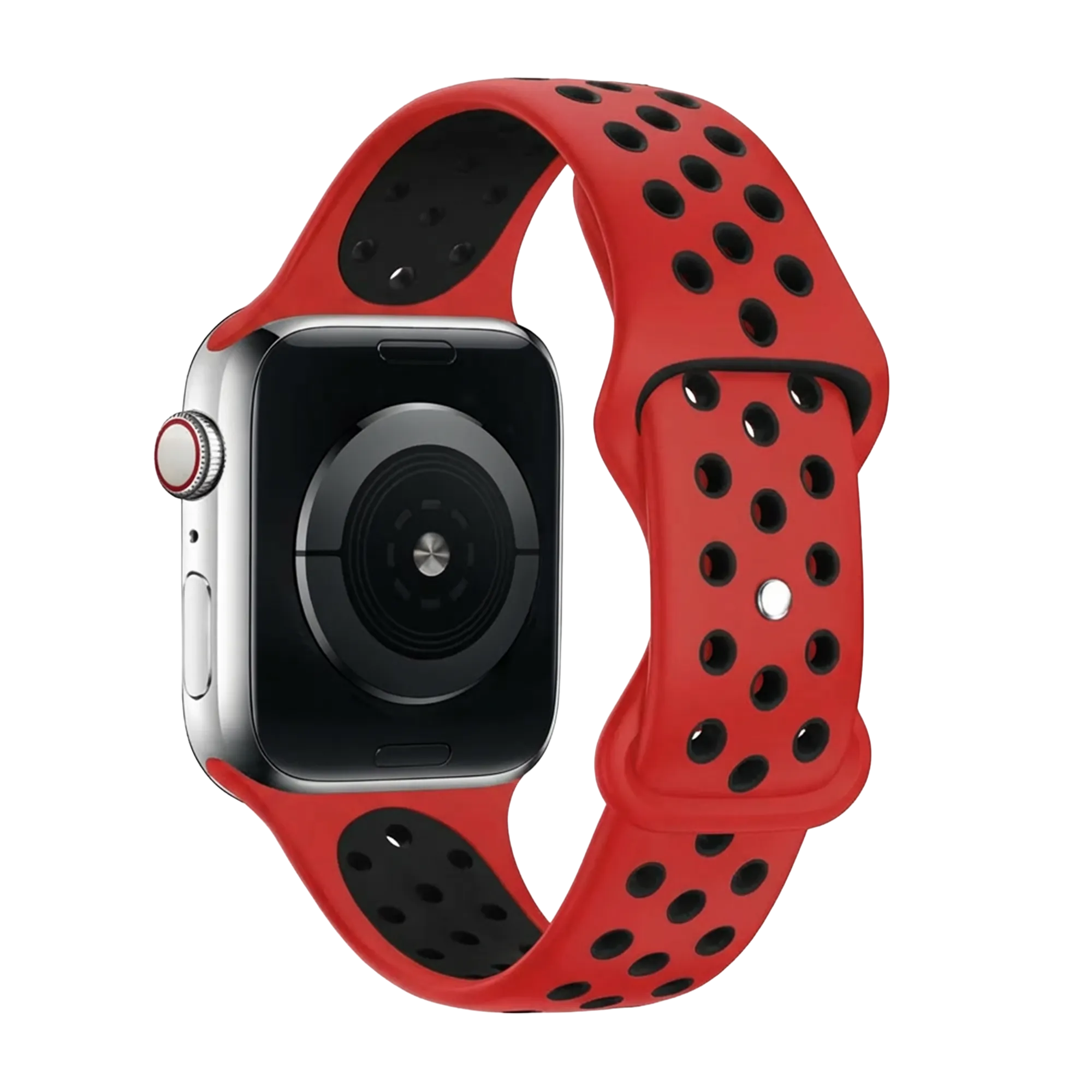 Correa Apple Watch deportiva (roja/negra)