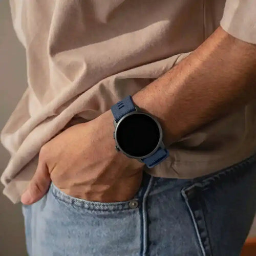 Correa silicona Premium Samsung Galaxy Watch 46mm (azul oscuro)