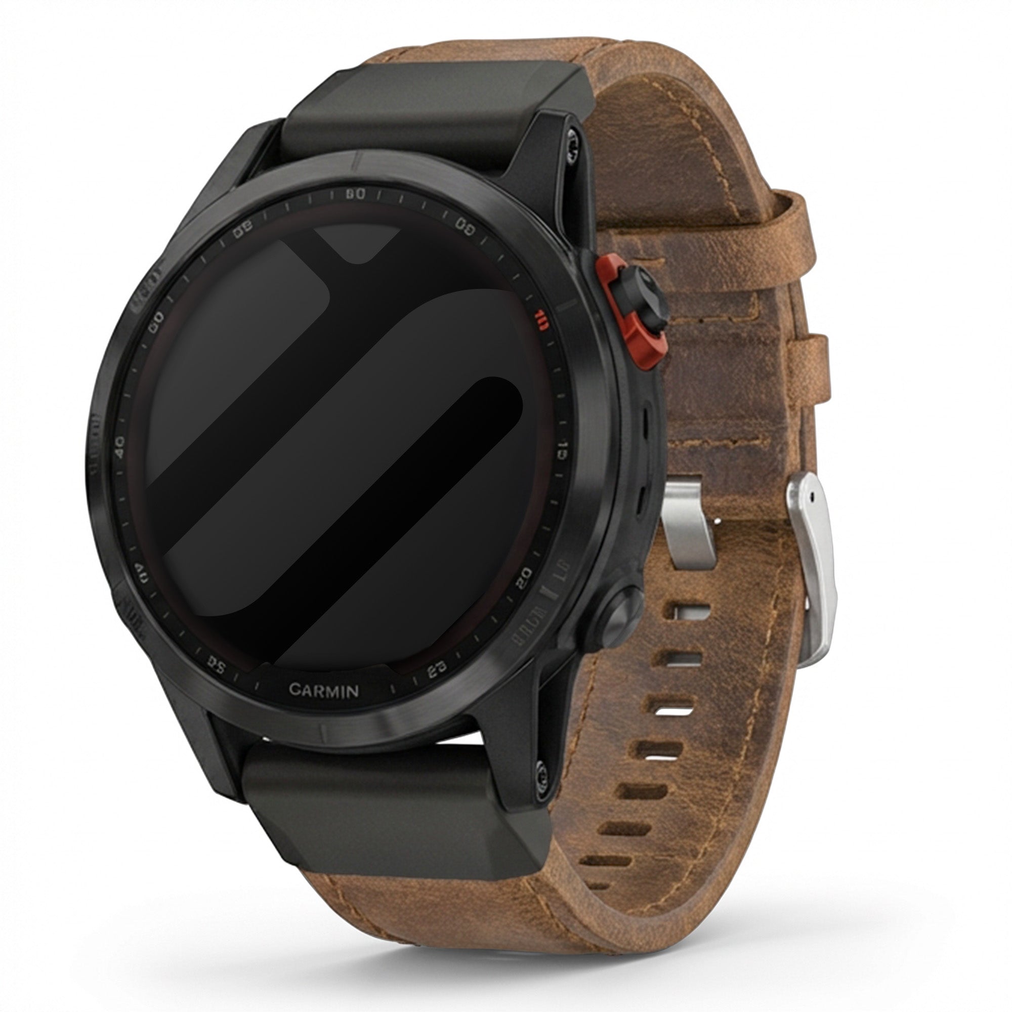 Correa cuero Garmin Fenix 7 (marrón)