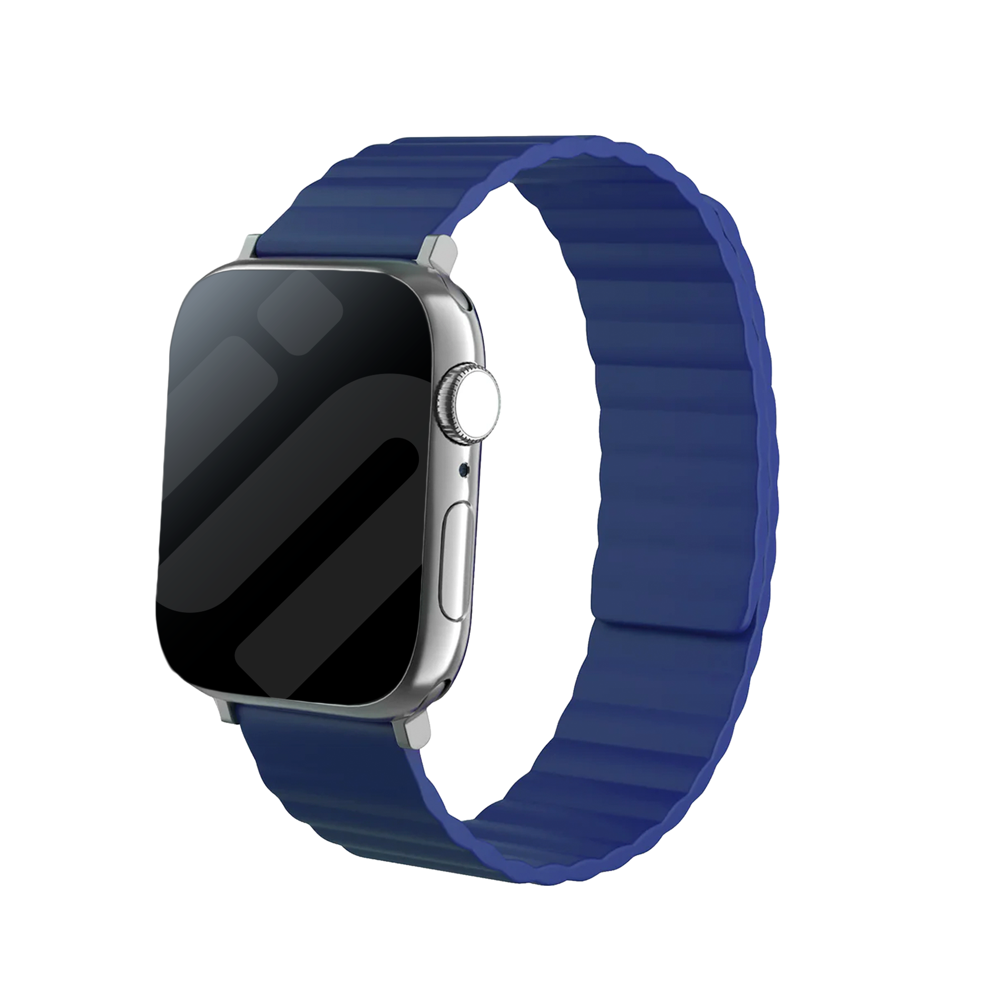 Correa silicona magnético Apple Watch (azul)