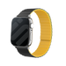 Correa silicona magnético Apple Watch (negro/amarillo)