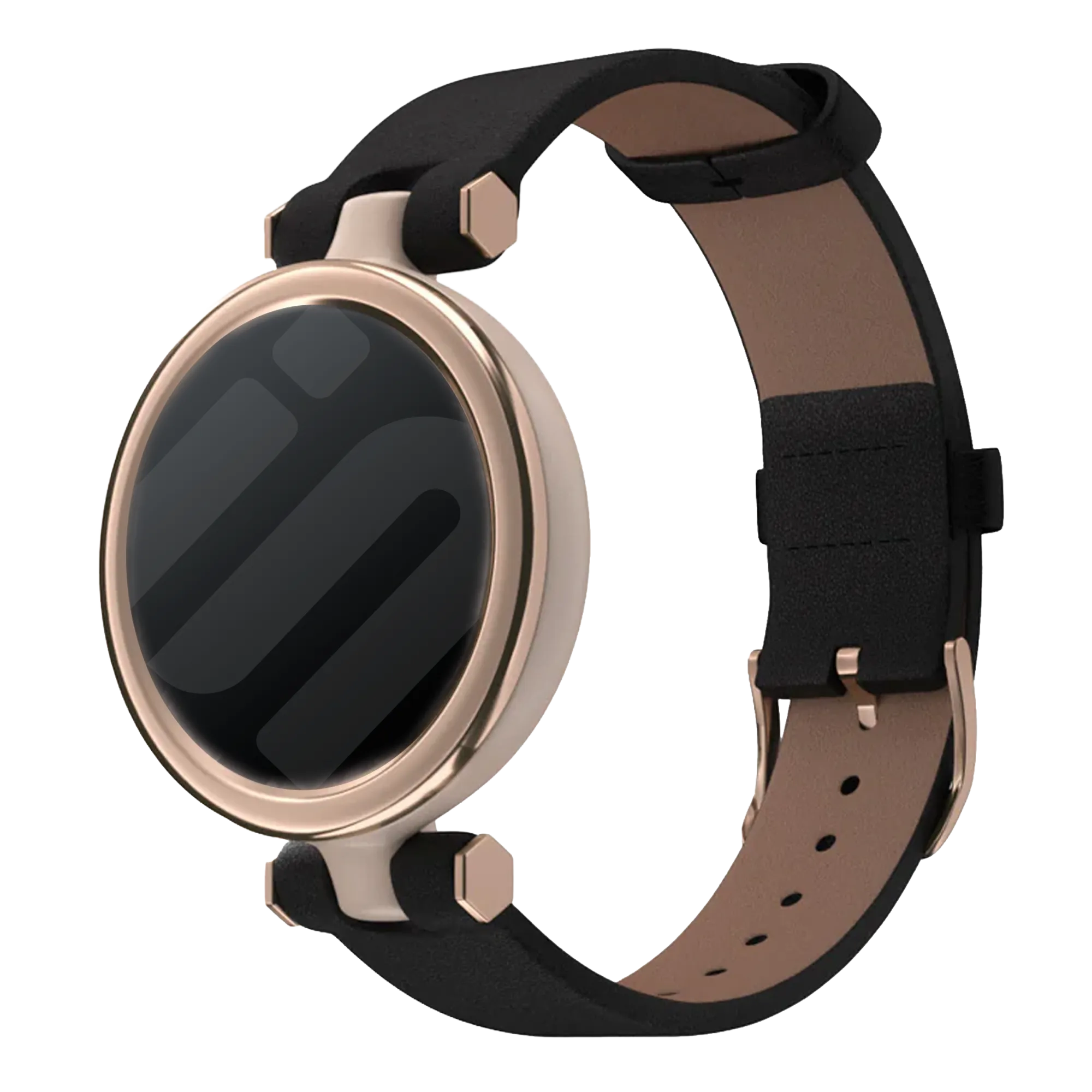 Garmin Lily Leather Strap (Black)
