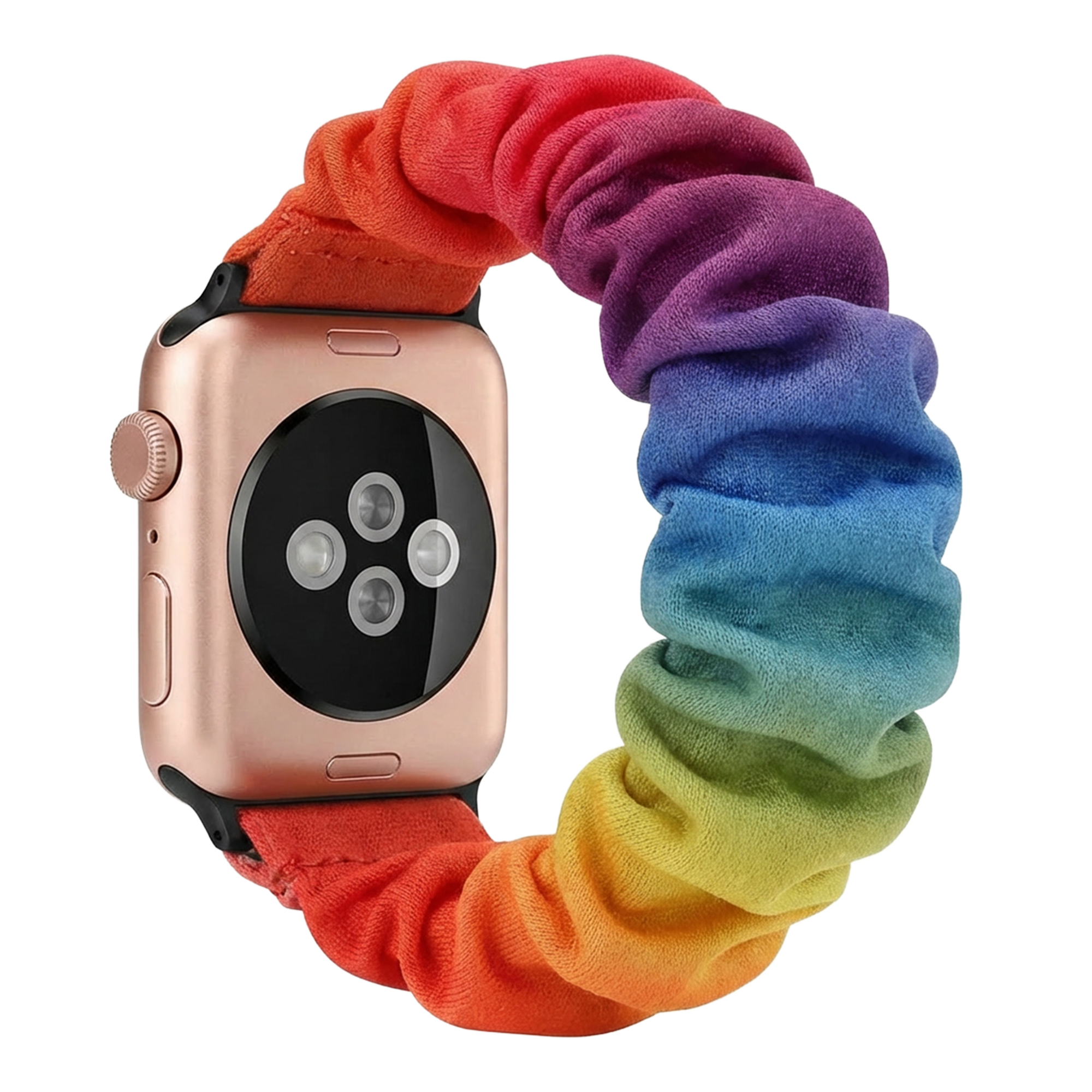 Apple Watch Scrunchie Strap (Rainbow)