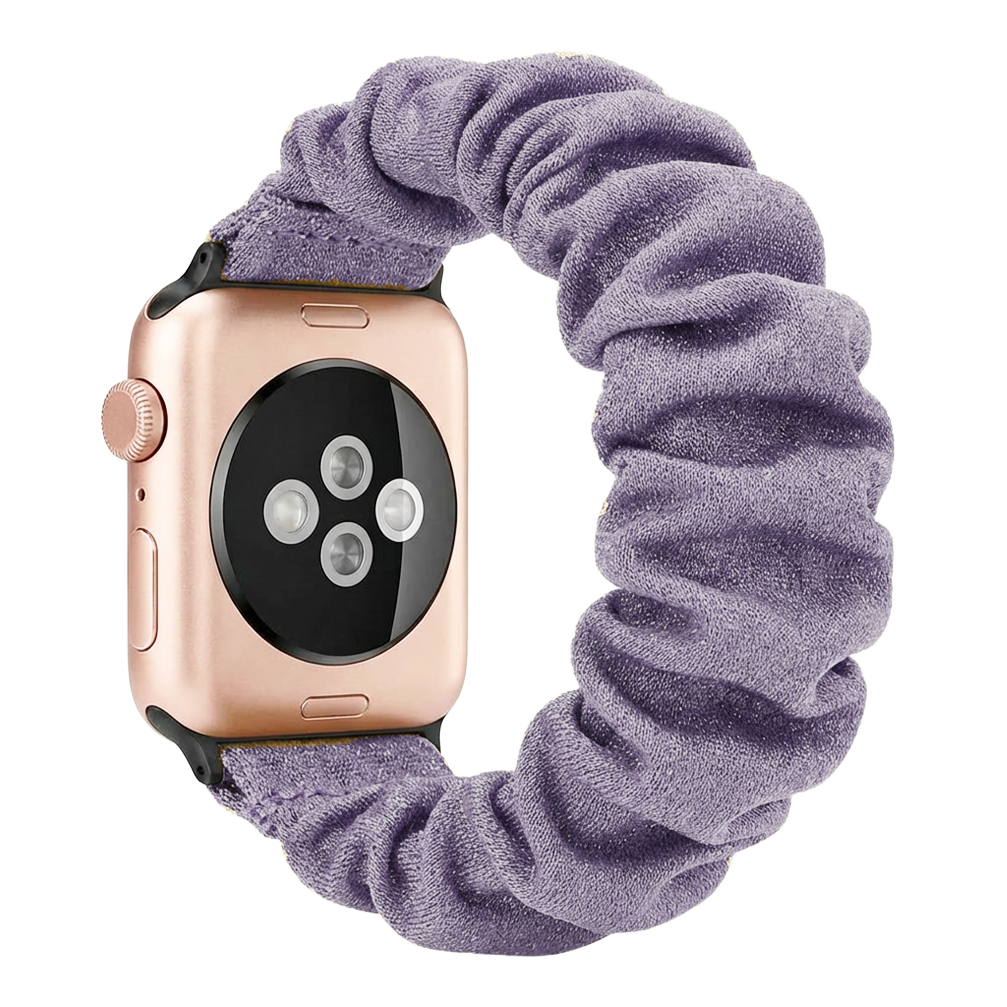 Apple Watch Scrunchie Strap (Shiny Purple)