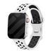 Correa deportiva Apple Watch (blanca/negro)
