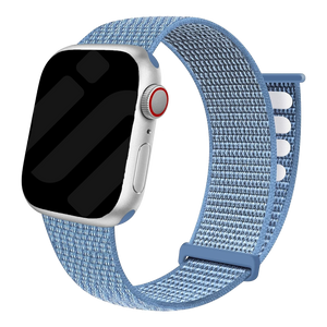 Correa nylon con hebilla Apple Watch (azul)