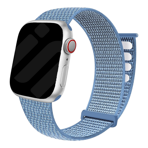Correa nylon con hebilla Apple Watch (azul)
