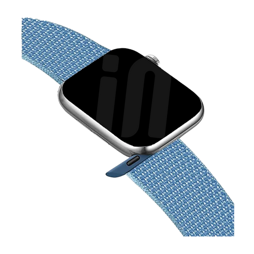 Correa nylon con hebilla Apple Watch (azul)