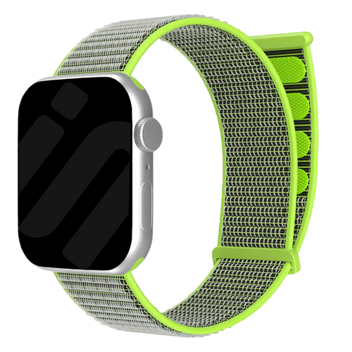 Correa nylon con hebilla Apple Watch (fluorescente)