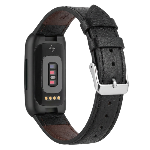 Correa cuero Fitbit Inspire 3 (negro)