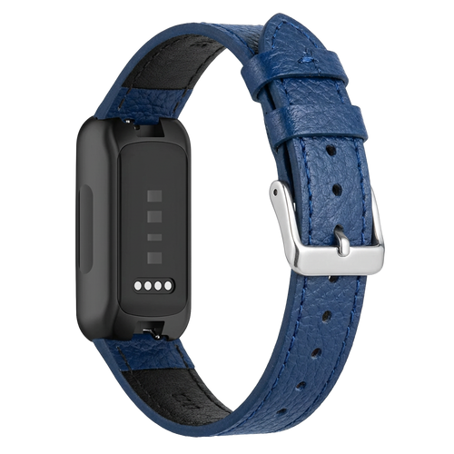 Correa cuero Fitbit Inspire 3 (azul oscuro)