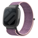 Correa nylon Fitbit Versa 4 (rosa/morado)
