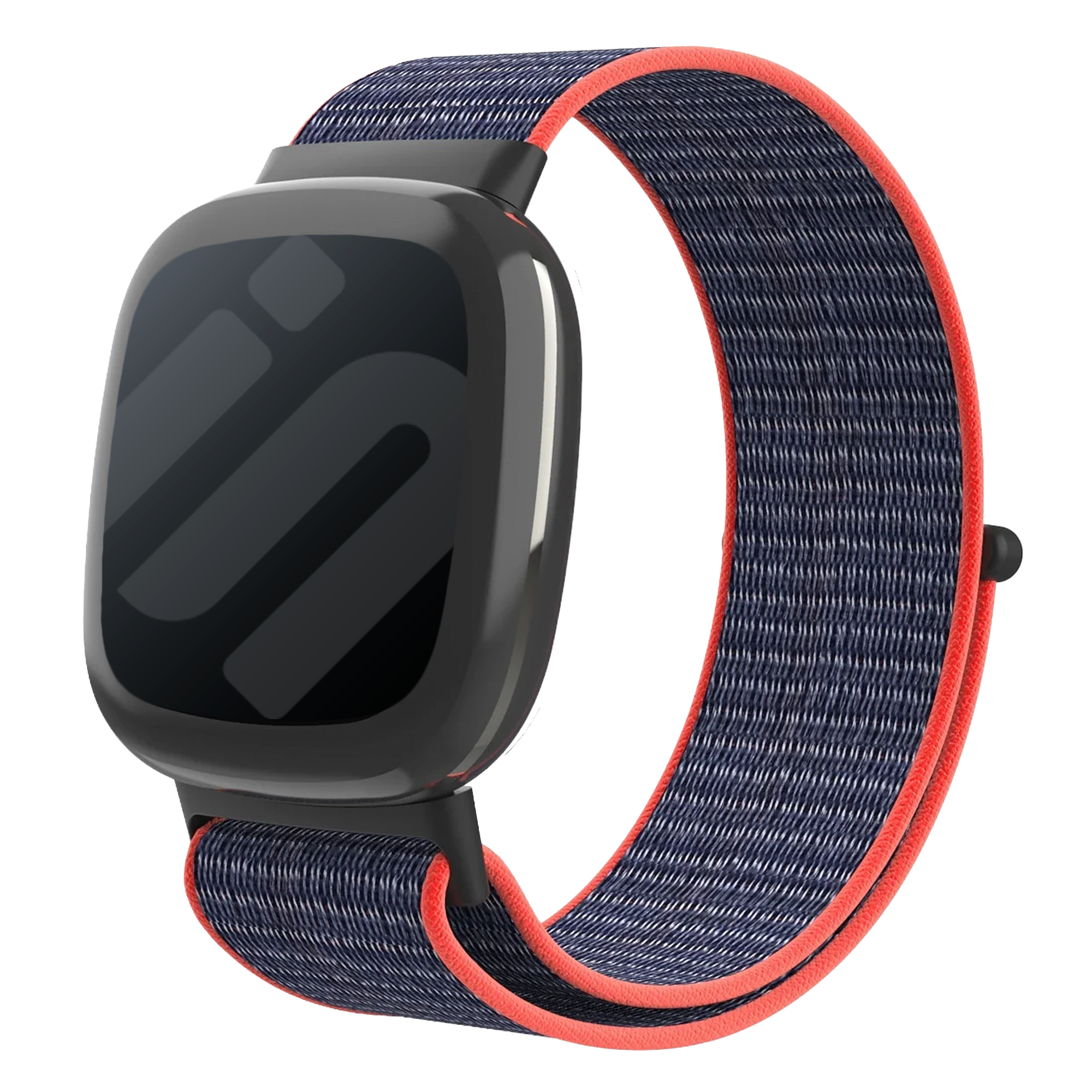 Correa nylon Fitbit Versa 4 (azul marino)