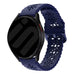 Correa de silicona con relieve Withings ScanWatch Nova (azul oscuro)