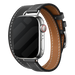 Correa cuero Double Tour Apple Watch (negro)