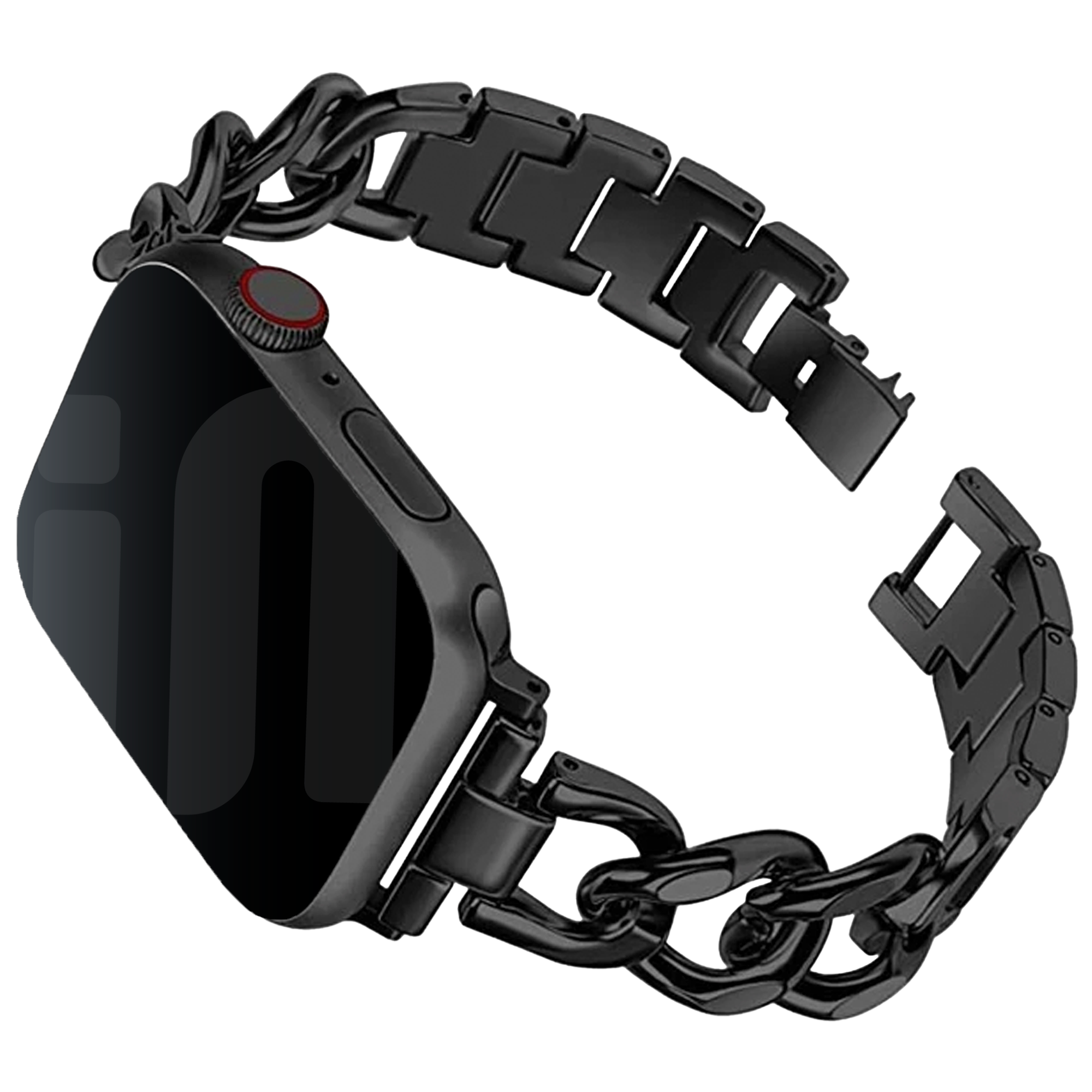 Apple Watch Steel Chain Strap (Black)
