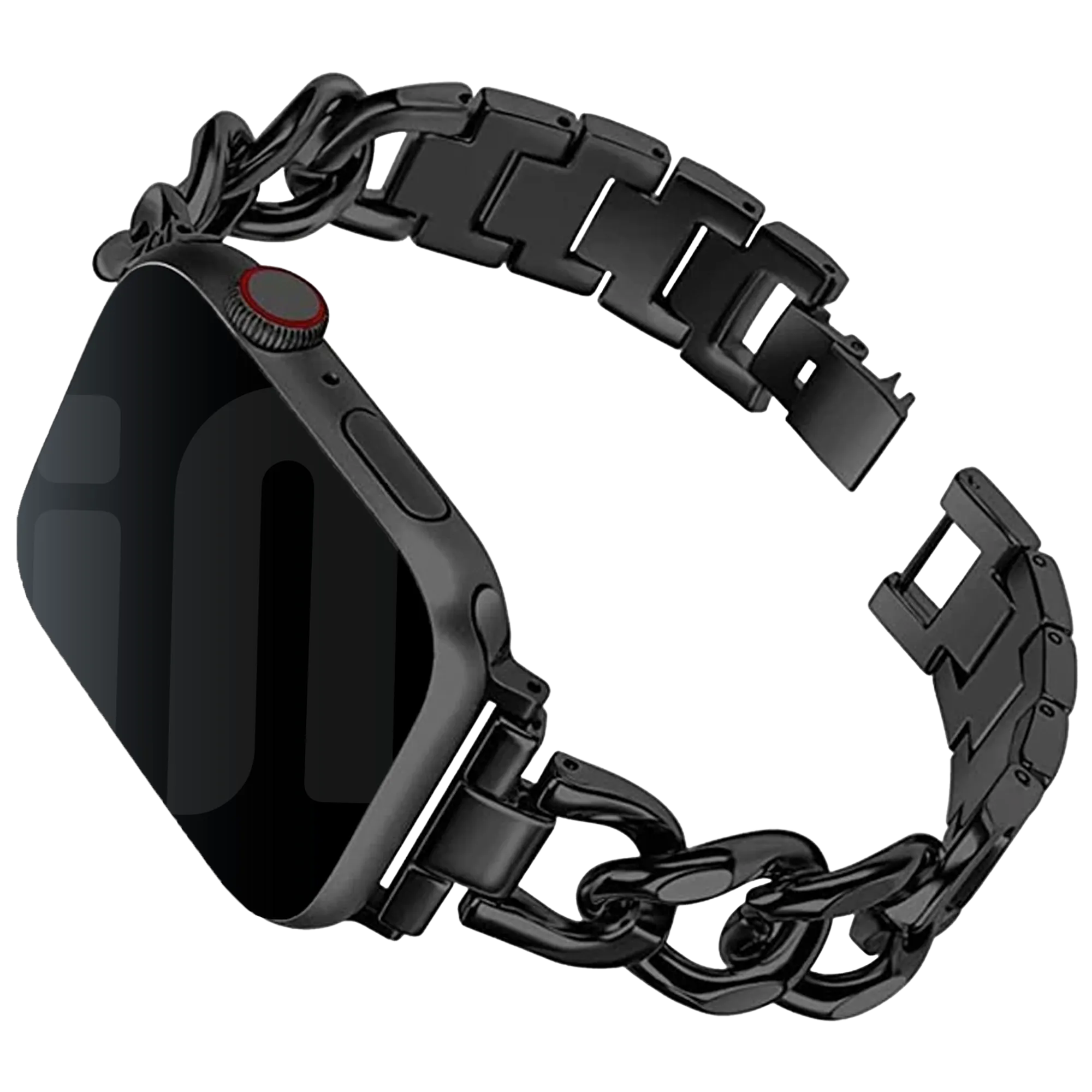 Apple Watch Steel Chain Strap (Black)