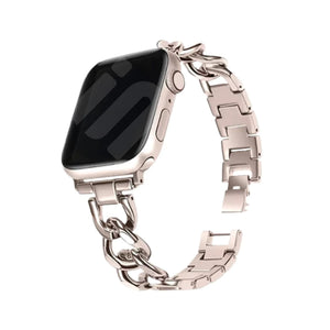 Correa cadena de acero Apple Watch (blanco estrella)
