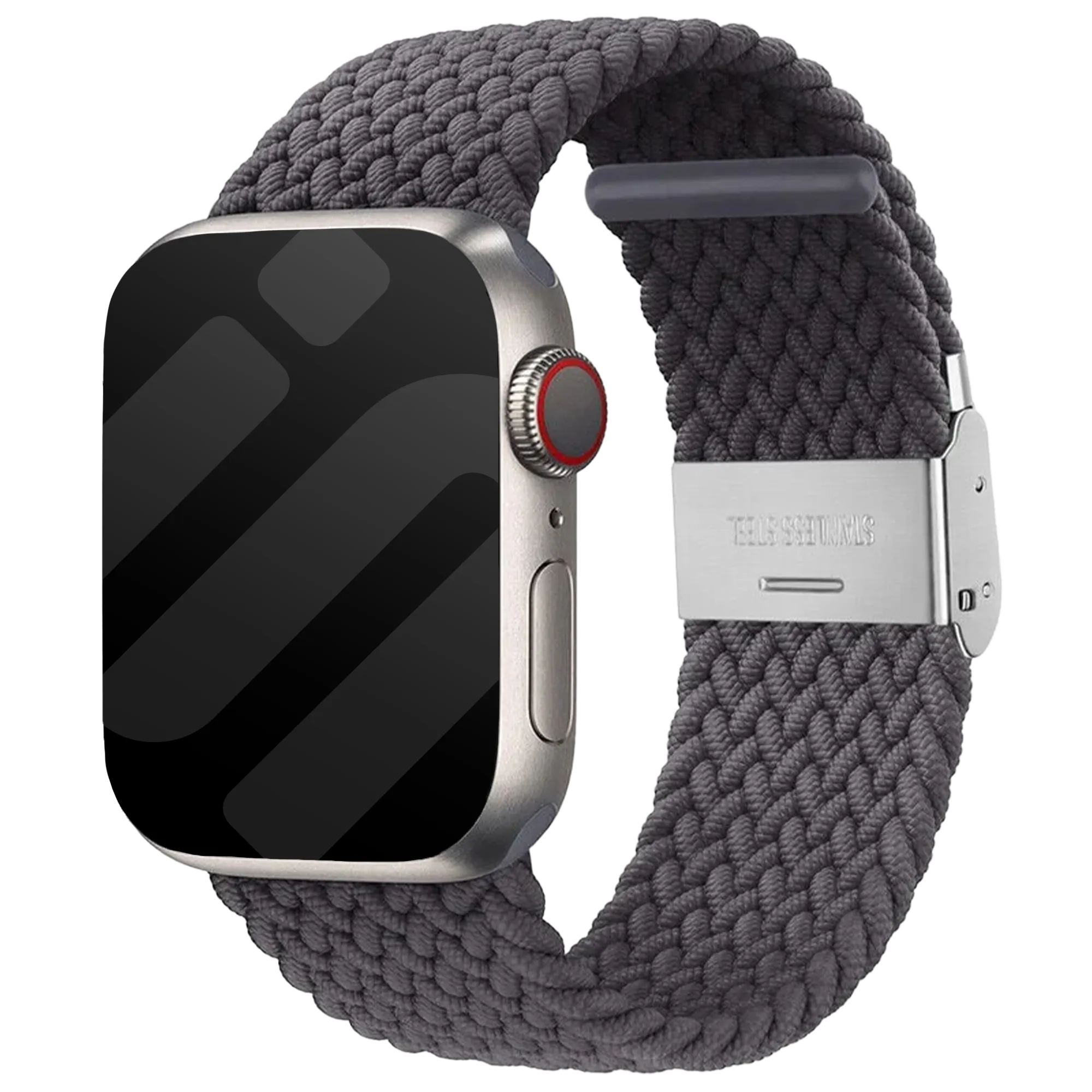 Correa trenzada Apple Watch (gris espacial)