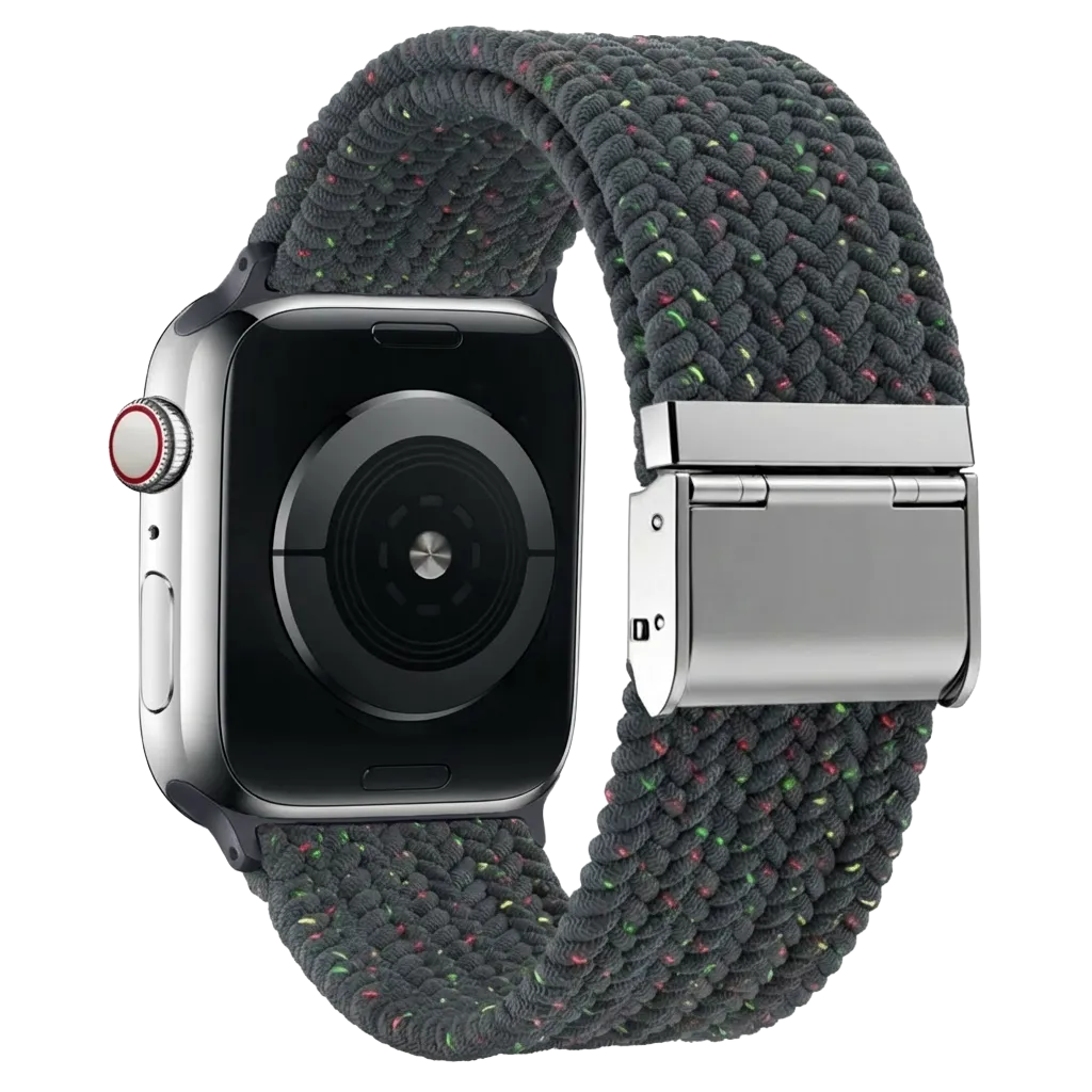 Correa trenzada Apple Watch (mezcla azul-gris)
