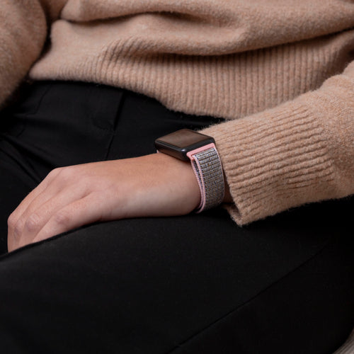 Correa nylon Huawei Band 10 (rosa)